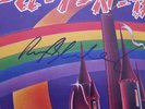 Rainbow Ritchie Blackmore/Ronnie James Dio Signed Portion Of Lp Sleeve