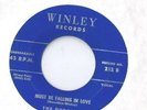 THE DUPONTS  You / Must Be Falling in Love 45 RECORD RARE DOO WOP WINLEY RECORDS