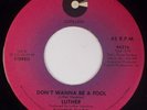 LUTHER: Don’t Wanna Be A Fool RARE 70s Modern Northern Soul Cotillion 7” 45 MP3