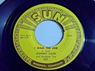 Johnny Cash I Walk The Line / Get Rhythm 45 1956 Sun Original Vinyl Record
