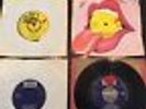 Rolling Stones 45 rpm 4 x singles vintage vinyl first press Mick Jagger