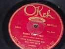 78 RPM Louis Armstrong Hot Five - Sugar Foot Strut & A Monday Date - Okeh 8609