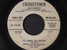KENNY & SOCIALITES: I'll Have To Decide / King Tut Rock 45 (dj, light lbl wear