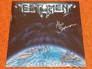 TESTAMENT - The New Order - RARE FULLY SIGNED COVER 1988 Megaforce Vinyl LP