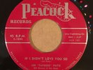 JOE PAPOOSE FRITZ - IF I DIDN'T LOVE YOU SO / CERELLE - BLUES - RARE - HEAR