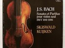 SIGISWALD KUIJKEN - BACH sonatas & partitas for violin HARMONIA MUNDI 3xLPs NM