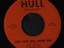 AVONS: Our Love Will Never End / I'm Sending S.o.s. 45 (clean VG, orange lbl,