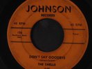 SHELLS: Pleading No More / Don't Say Goodbye 45 (tiny crack in outer dead wax,