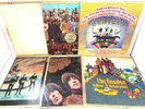 The Beatles Lot: LP Vinyl Record White Album, Rubber Soul, Sgt Pepper's Yellow +