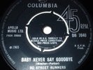 BO STREET RUNNERS Baby Never Say Goodbye 1965 COLUMBIA 1st Press  BRILLIANT
