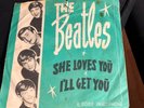 THE BEATLES NORWAY UNIQUE COVER SHE LOVES YOU BLACK LABEL   7 45