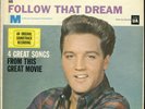 ELVIS PRESLEY Follow That Dream RCA EPA-4368 Rare Orange Label 45 EP With Cover