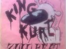 King Kurt  Zulu Beat, Rocking Kurt -Hand painted cover. Numbered. Orange Vinyl