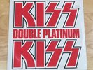 KISS WHITE DOUBLE PLATINUM . Rare  Record LP Album