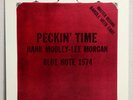 HANK MOBLEY / LEE MORGAN - PECKIN TIME - JAPAN BLUE NOTE LP BLP 1574 Insert