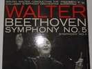 BRUNO WALTER / CSO / BEETHOVEN Symphony No 5 Columbia MS 6055 Stereo 6-Eye lp EX