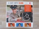 ELVIS PRESLEY - A DATE WITH ELVIS GERMAN LP LPM-2011 WITH RADIOGRAM  GERMAN LP