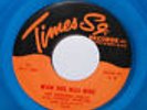 ORIGINAL CRESTS W JOHNNY MAESTRO BLUE VINYL NO ONE TO LOVE/WISH SHE WAS HERE