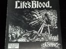 LIFE’S BLOOD - Defiance 7”EP, VG+ Combined Effort hardcore punk BORN AGAINST