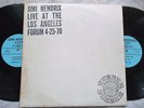 JIMI HENDRIX LIVE AT THE LOS ANGELES FORUM RUBBER DUBBER ORIG 2LP no TMOQ