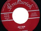 WAYLON JENNINGS First 45 Vinyl JOLE BLON When Win Stops BRUNSWICK 9-55130