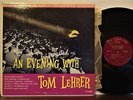 TOM LEHRER An Evening Wasted RARE 1959 DG PRIVATE PRESS MONO LP Bawdy Piano Jazz
