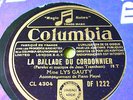 78 trs-rpm- LYS GAUTY- Départ - COLUMBIA DF 1222