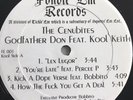 Cenubites EP Godfather Don Percee P Original 1st Pressing New York Rap