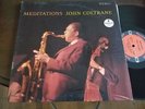 Meditations John Coltrane original stereo vinyl LP: VG jacket: VG