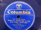Columnia 15779D Robison & Luther MISSOURI VALLEY  (blue) 78 rpm E 1932 Country