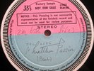 2 x DECCA TEST PRESSINGS - Bach St Matthew Passion SET 288-91 (?)