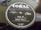 Buddy Holly Rave on / Take your Time Coral 78 RPM Classic Rock`n`Roll Excellent