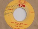LOUISE MASSEY : Sage Brush and Sand (SUN 45-105) Early Female Country 45 LISTEN