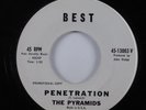 Instrumental Surf Tittyshaker 45 PYRAMIDS Penetration BEST VG+ promo HEAR