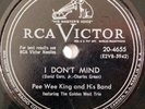country PEE WEE KING western swing 78RPM RCA I Don't Mind, Busy Body excellent