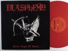 BLASPHEMY Fallen Angel Of Doom WILD RAGS LP VG++/NM red vinyl w/insert