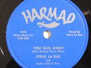 country bopper 78 RPM STEVE LA RUE Money In Your Eyes HARMAD HEAR NM