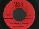 Rare Rockabilly 45   Alan Riddle   The Moon Is Crying   Plaid   Hear