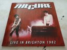 THE CURE   -  live in brighton 1982 -   2 X lp  RED MARBLE VINYL