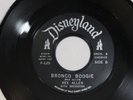 Disneyland 45 rpm Record Swamp Fox Bronco Boogie Walt Disney Rex Allen