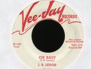 J.B. LENOIR Oh Baby on Vee Jay Promo R&B Blues Rocker 45 Hear