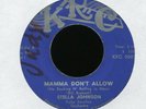 STELLA JOHNSON Mama Don't Allow on KRC R&B Rocker 45 Hear