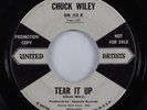 Rockabilly 45 CHUCK WILEY Tear It Up UNITED ARTISTS promo HEAR