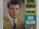 Teen Popcorn Rocker 45 RICK NELSON Gypsy Woman DECCA VG+ promo pic sleeve HEAR