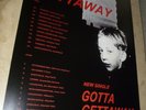 STIFF LITTLE FINGERS UNIQUELY DESIGNED 'GOTTA GETTAWAY' POSTER 70 CM X 50 CM