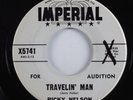 Teen Rockabilly 45 RICKY NELSON Travelin' Man IMPERIAL VG++ promo HEAR