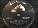 78 RPM Perry Como HOME FOR THE HOLIDAYS 1955 Easy Listening Christmas E+
