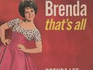 Brenda Lee - 'That's All' 1962 UK Brunswick Mono LP. Ex