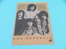 LED ZEPPELIN Antantic Records Promo Rare Cork Made Poster Japan Mint