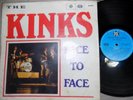 THE KINKS , VENEZUELA, ON MONO, FACE TO FACE, LISTEN , VG+, RARE, LP